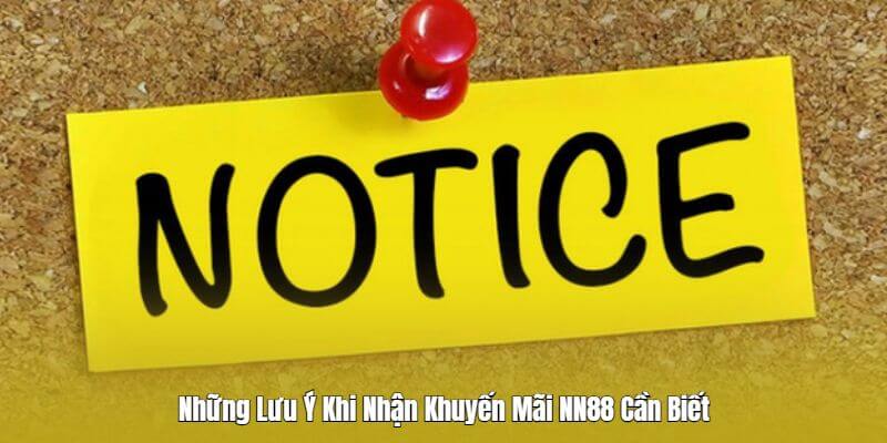 Lưu ý khi tham gia nhận khuyến mãi Nn88